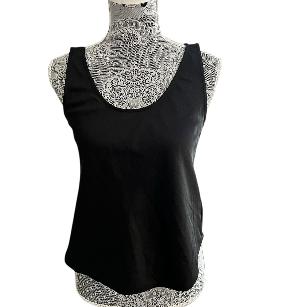Gap Black Sleeveless Tank Top Blouse Size XS